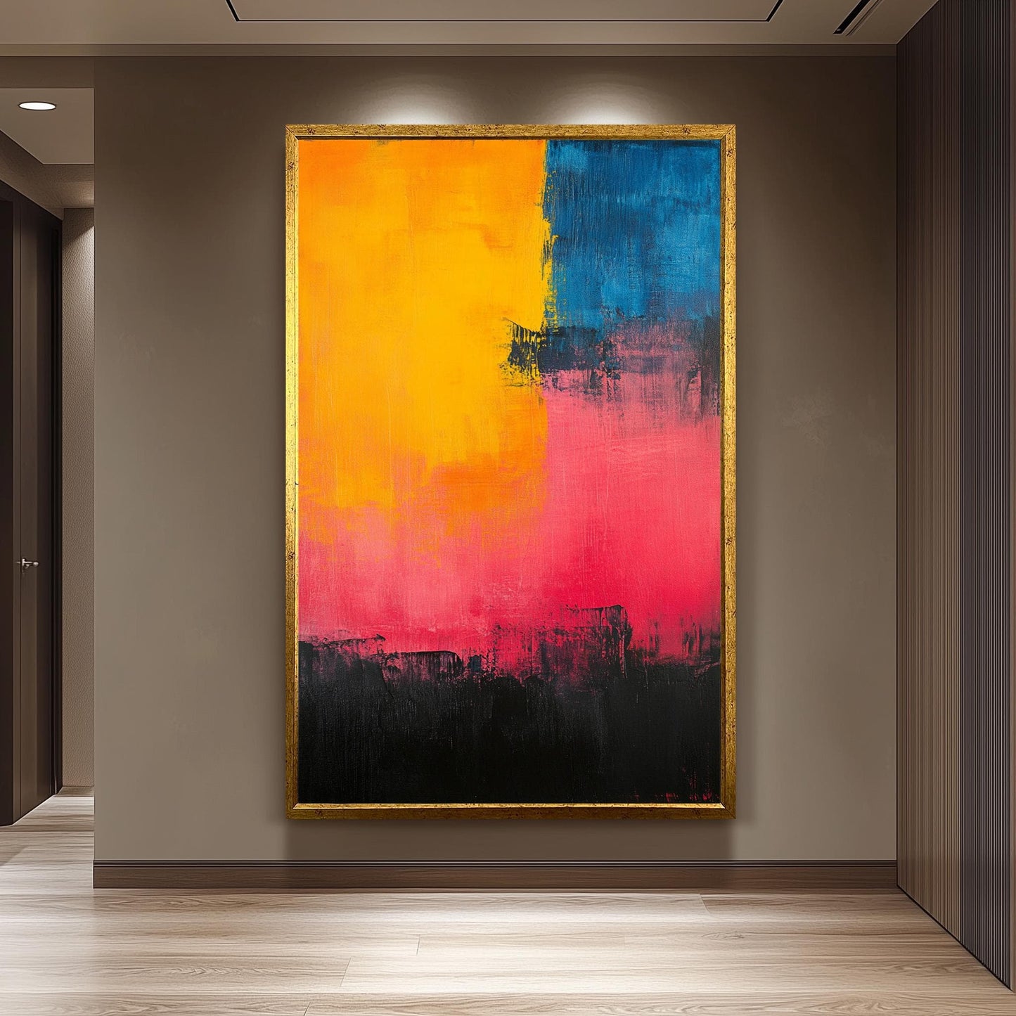 Rothko Inspired Color Field Canvas Print: Modern Abstract Art