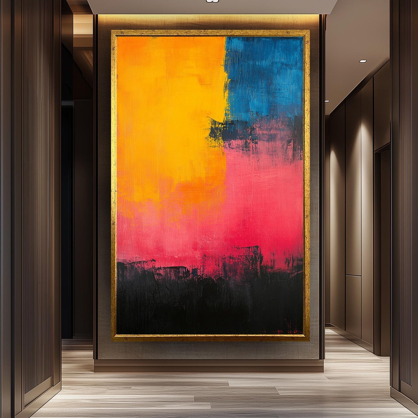 Rothko Inspired Color Field Canvas Print: Modern Abstract Art