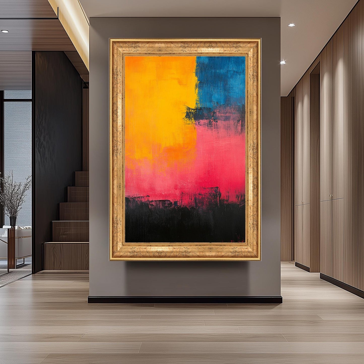 Rothko Inspired Color Field Canvas Print: Modern Abstract Art