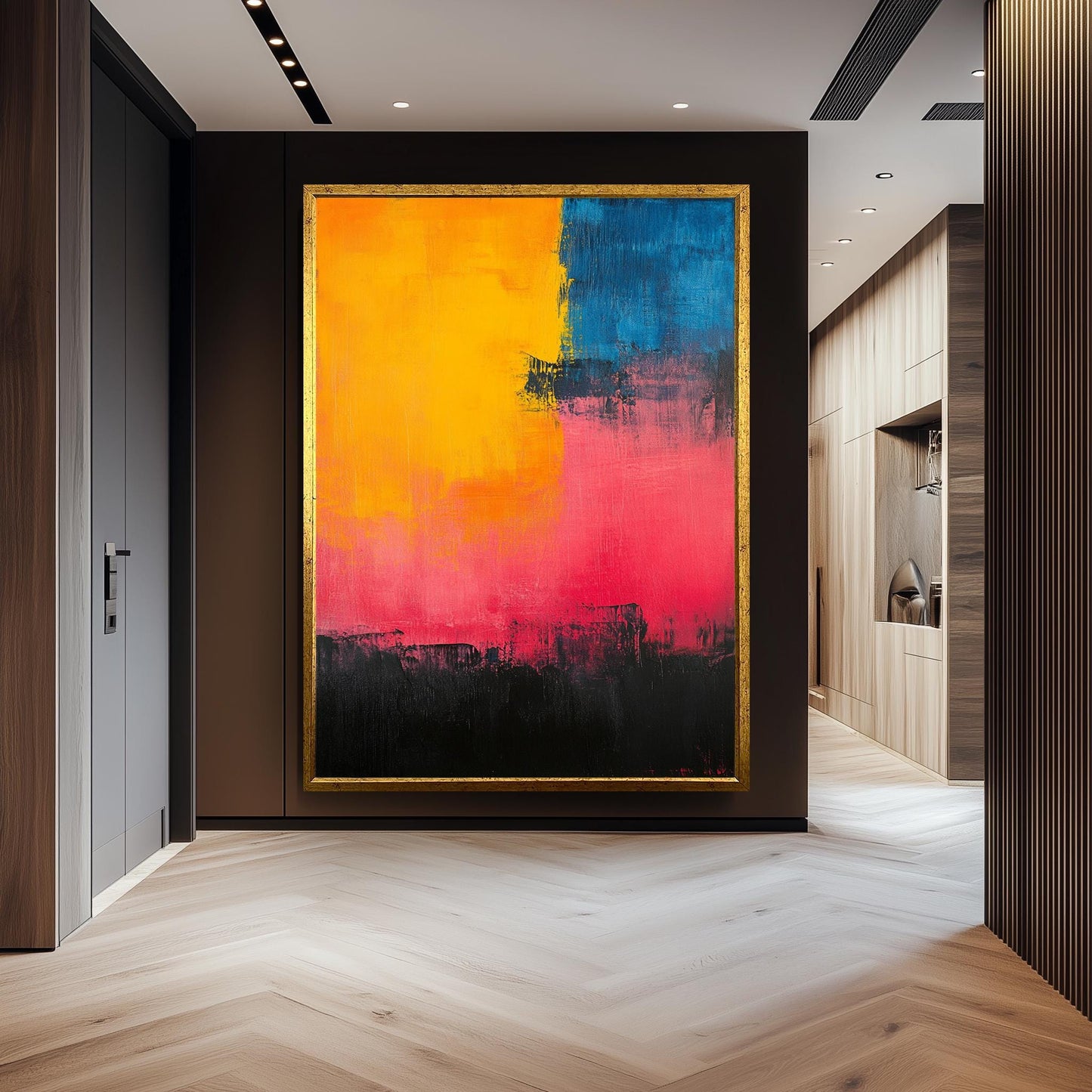 Rothko Inspired Color Field Canvas Print: Modern Abstract Art