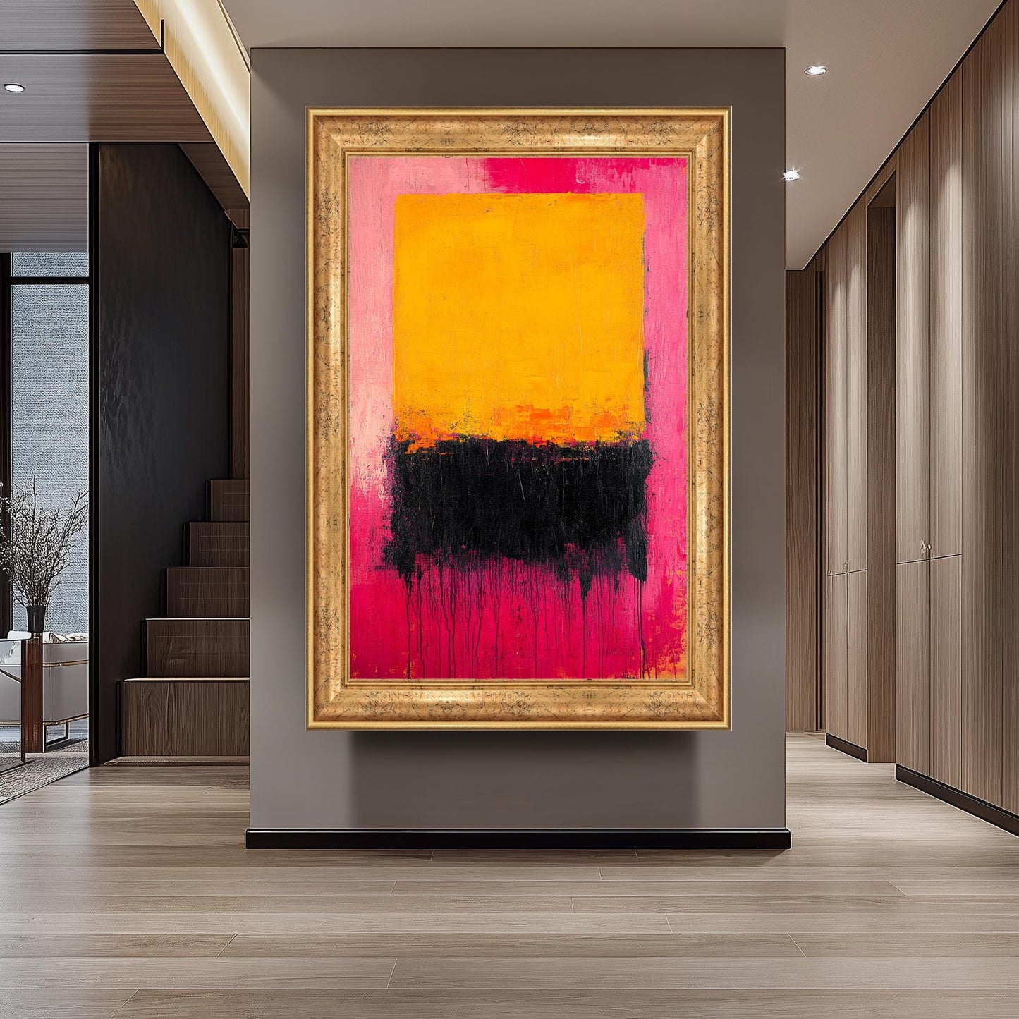 Rothko Style Color Field Canvas Print: Abstract Expressionist Wall Art