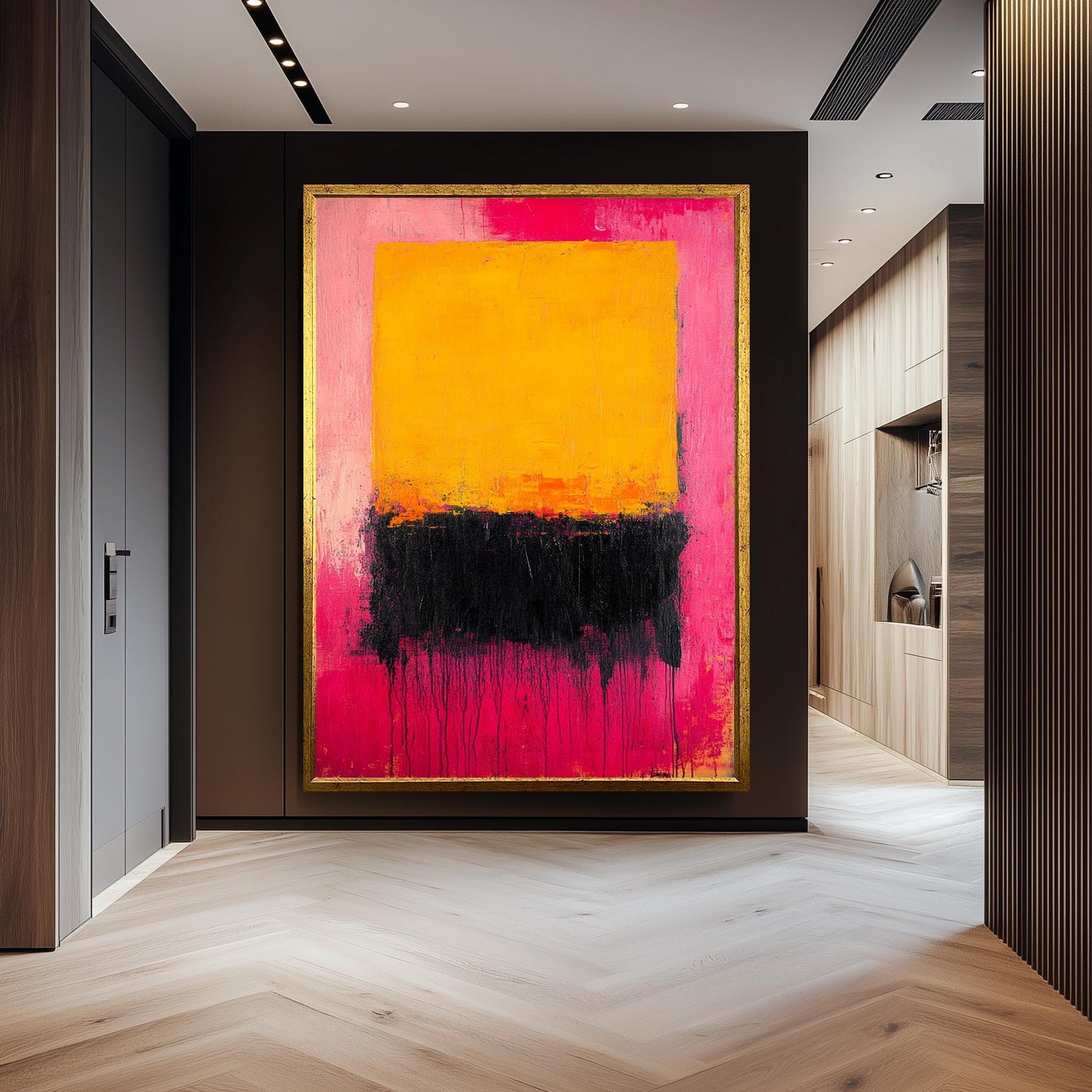 Rothko Style Color Field Canvas Print: Abstract Expressionist Wall Art