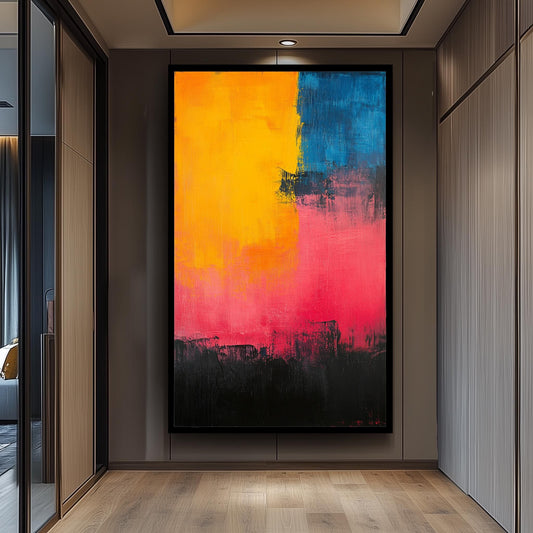 Rothko Inspired Color Field Canvas Print: Modern Abstract Art