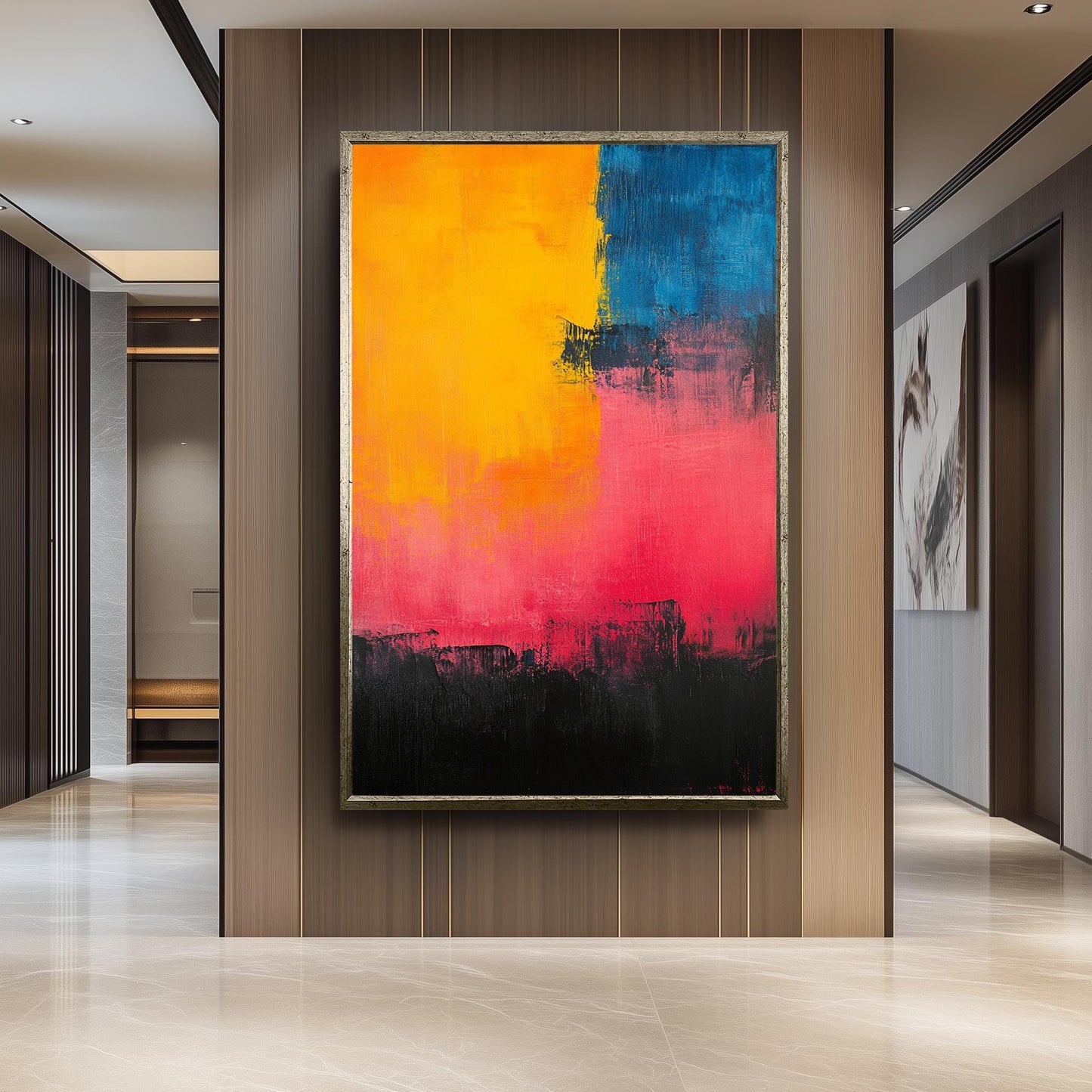 Rothko Inspired Color Field Canvas Print: Modern Abstract Art