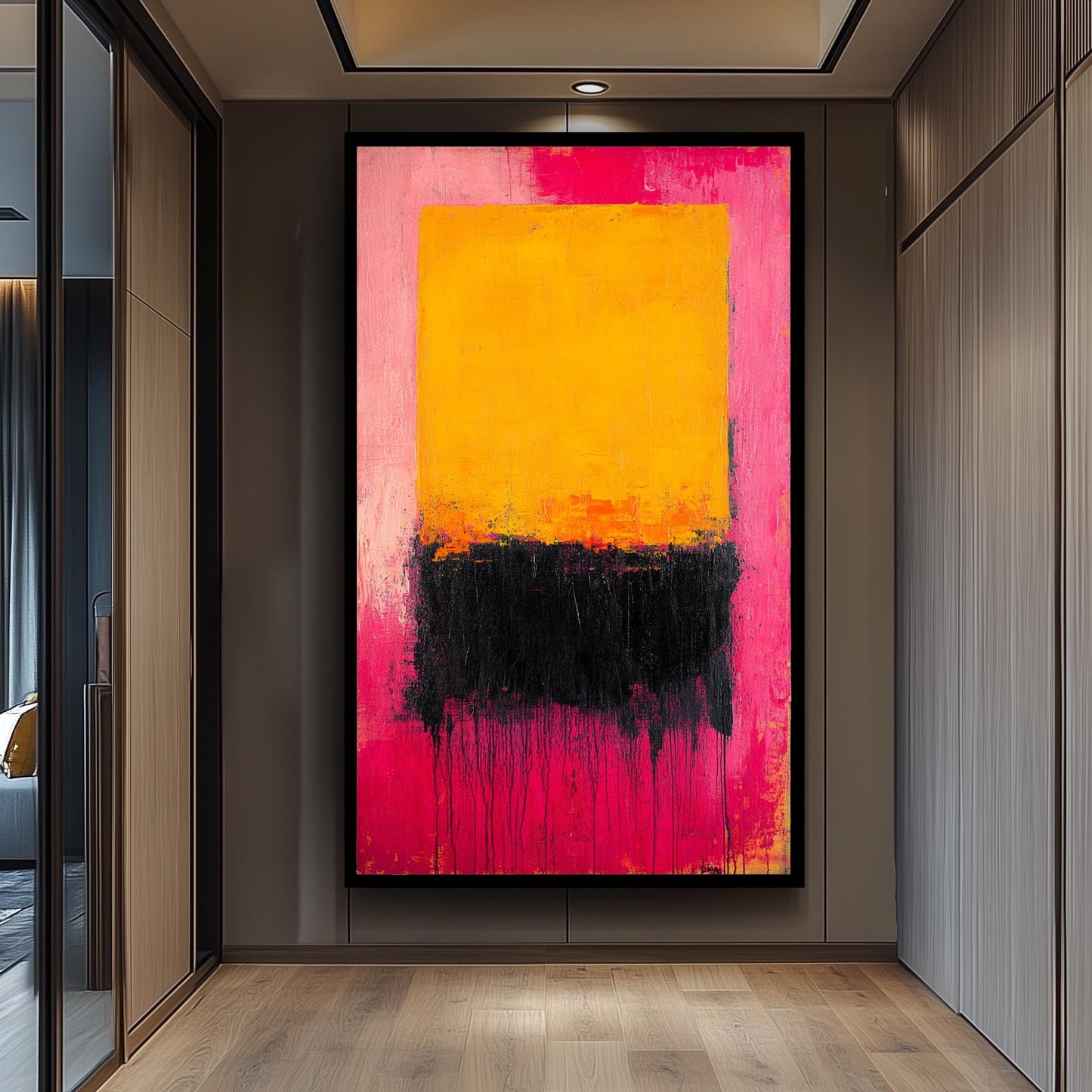 Rothko Style Color Field Canvas Print: Abstract Expressionist Wall Art