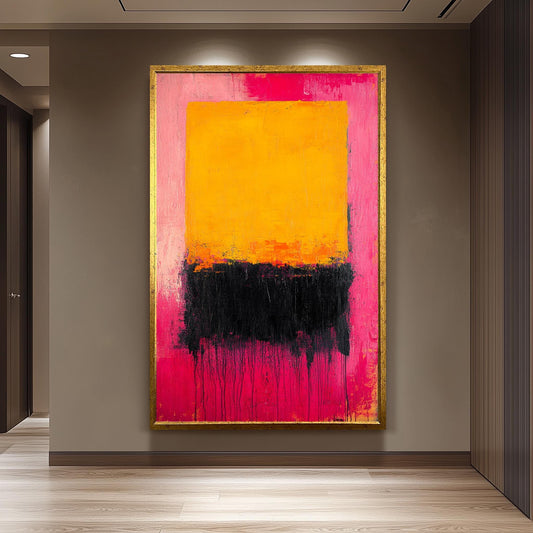 Rothko Style Color Field Canvas Print: Abstract Expressionist Wall Art