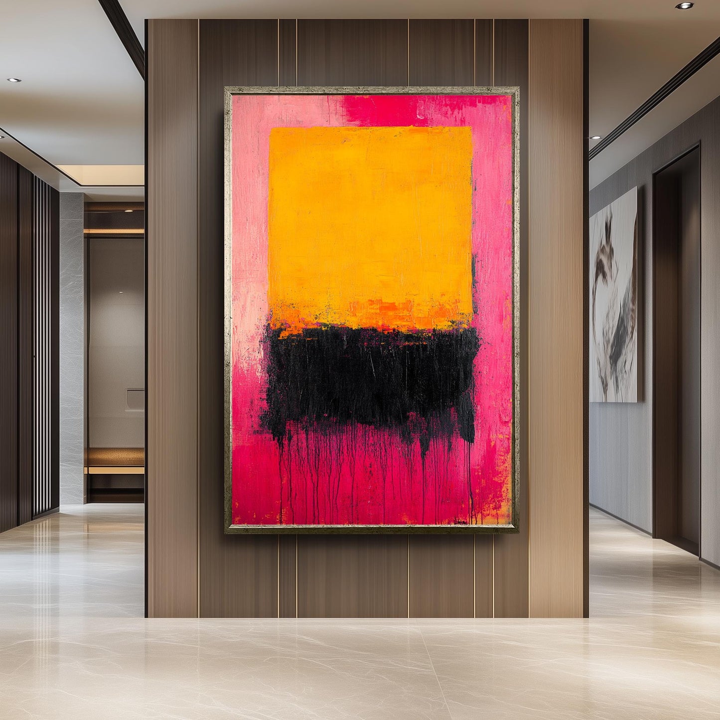 Rothko Style Color Field Canvas Print: Abstract Expressionist Wall Art