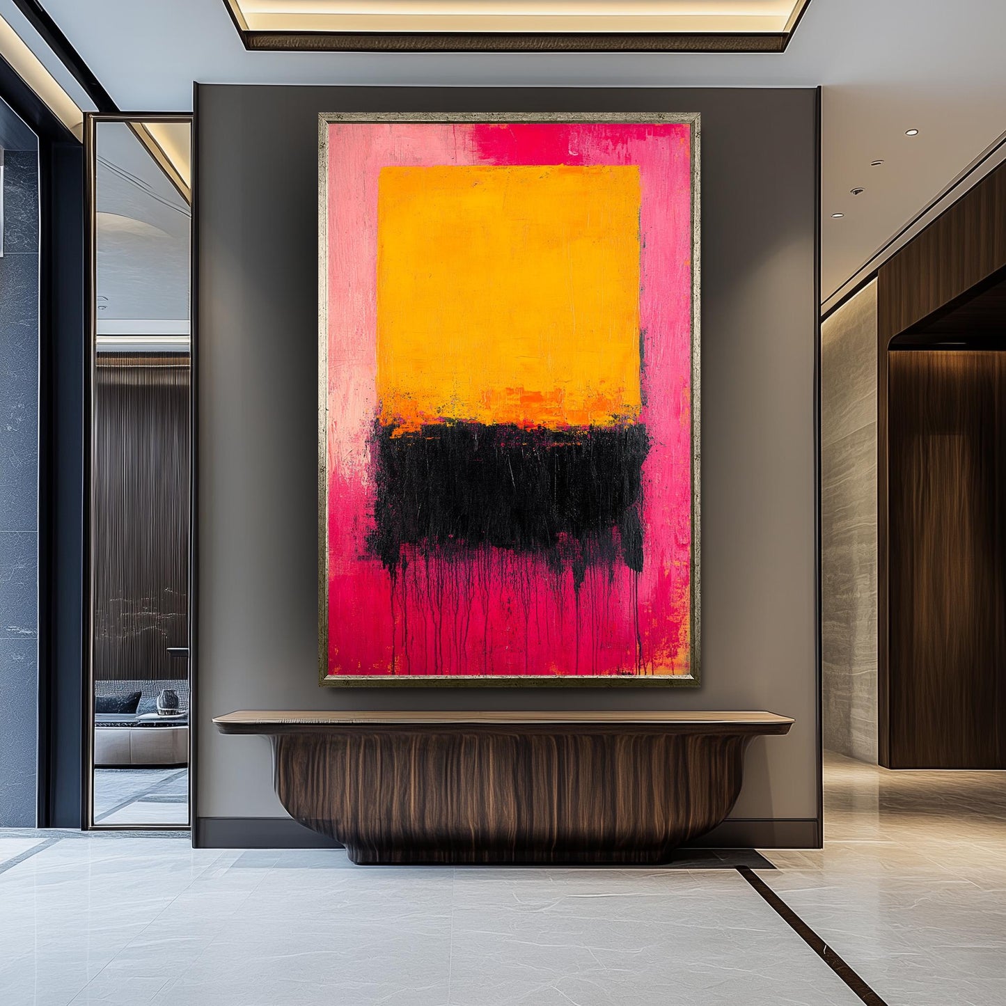 Rothko Style Color Field Canvas Print: Abstract Expressionist Wall Art