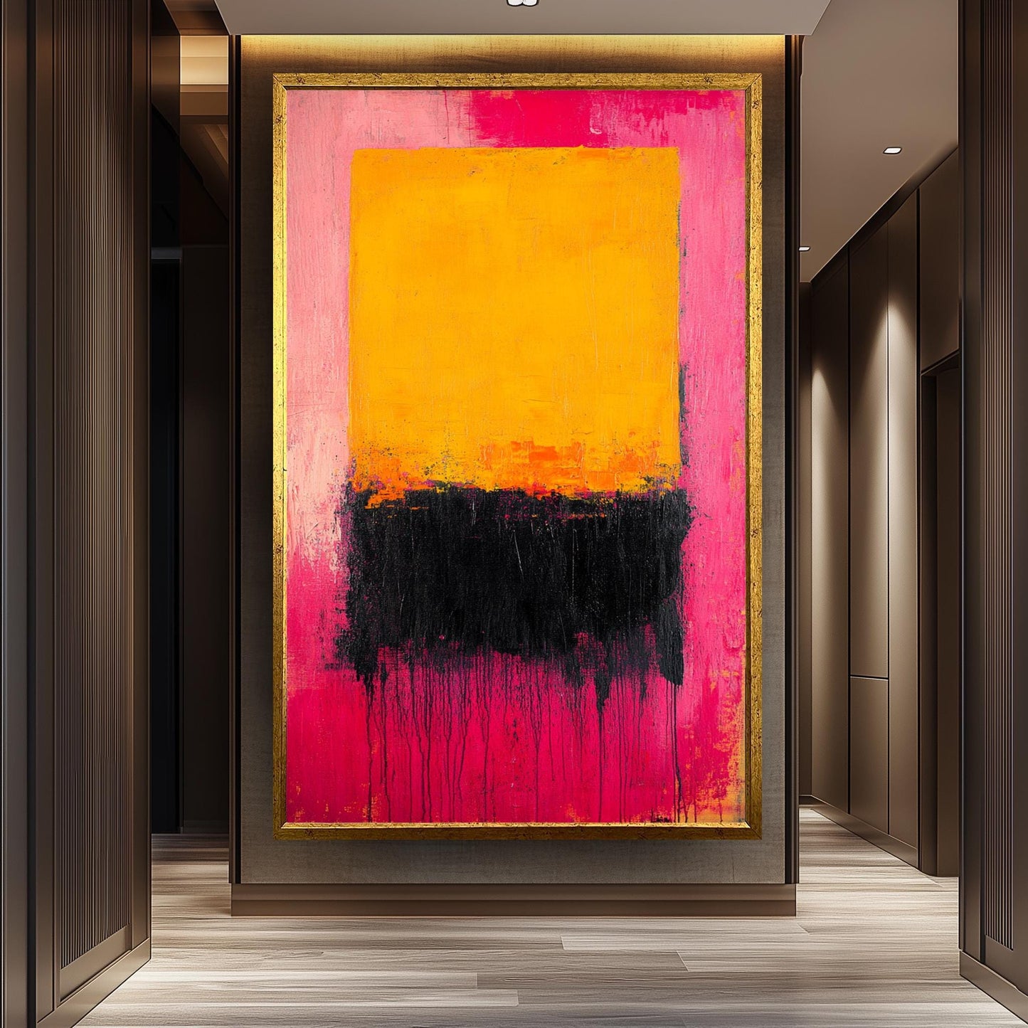 Rothko Style Color Field Canvas Print: Abstract Expressionist Wall Art