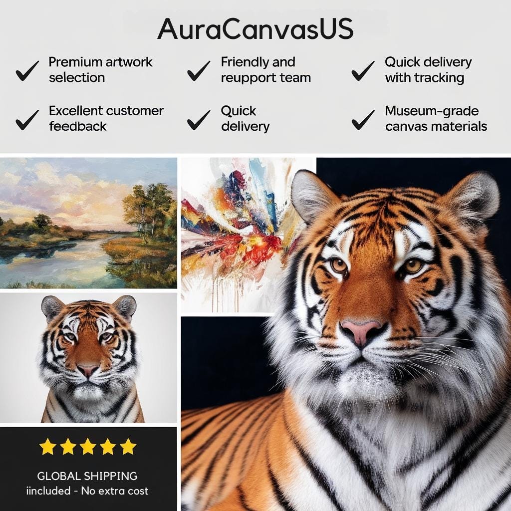 Abstract Animal Prints Set: Boho Elephant, Lion, Deer
